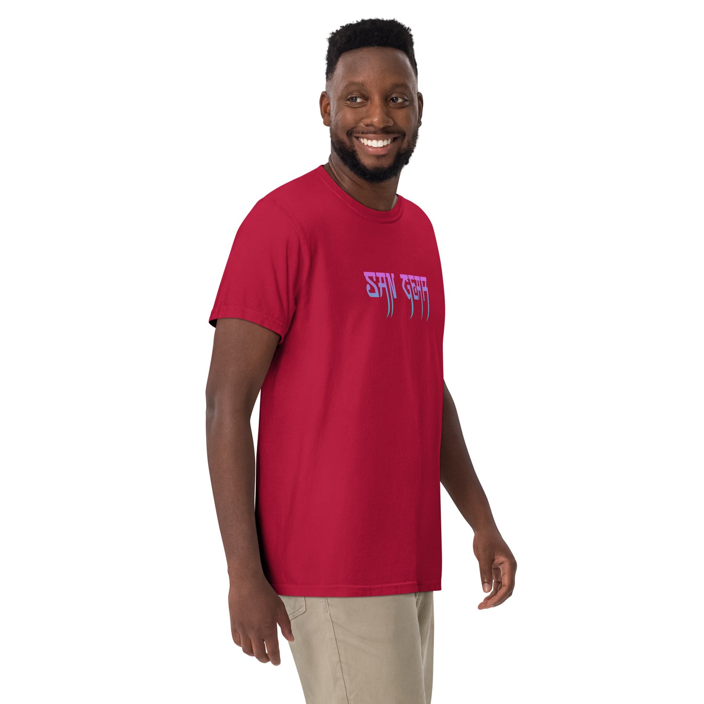 T-shirt teinté lourd unisexe SG Colors