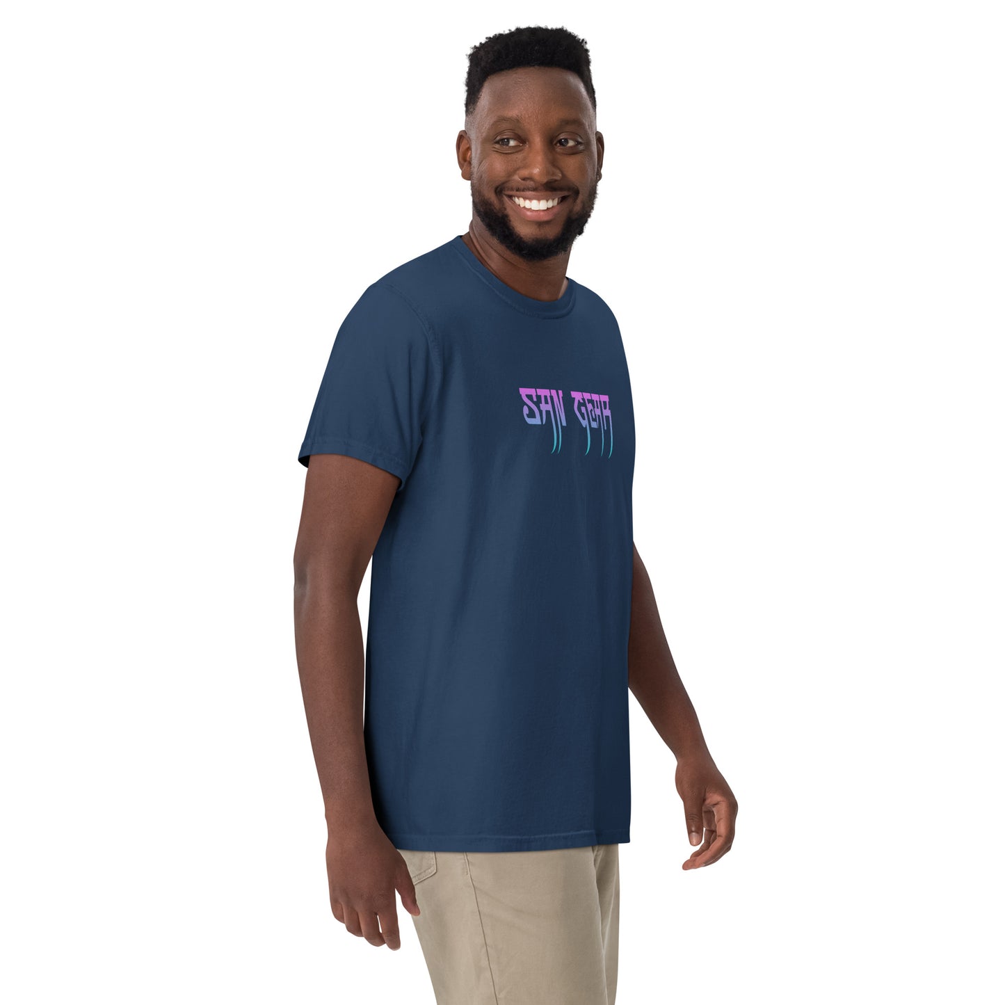 T-shirt teinté lourd unisexe SG Colors