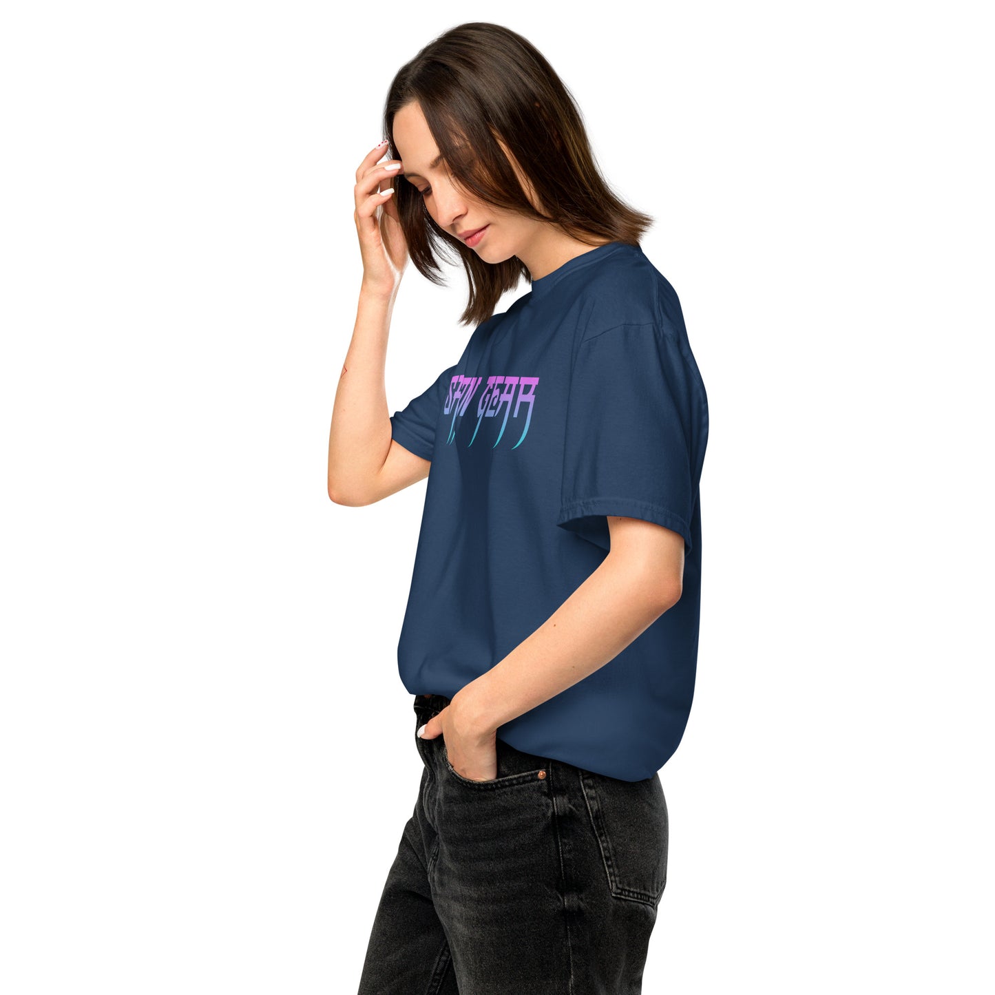 T-shirt teinté lourd unisexe SG Colors