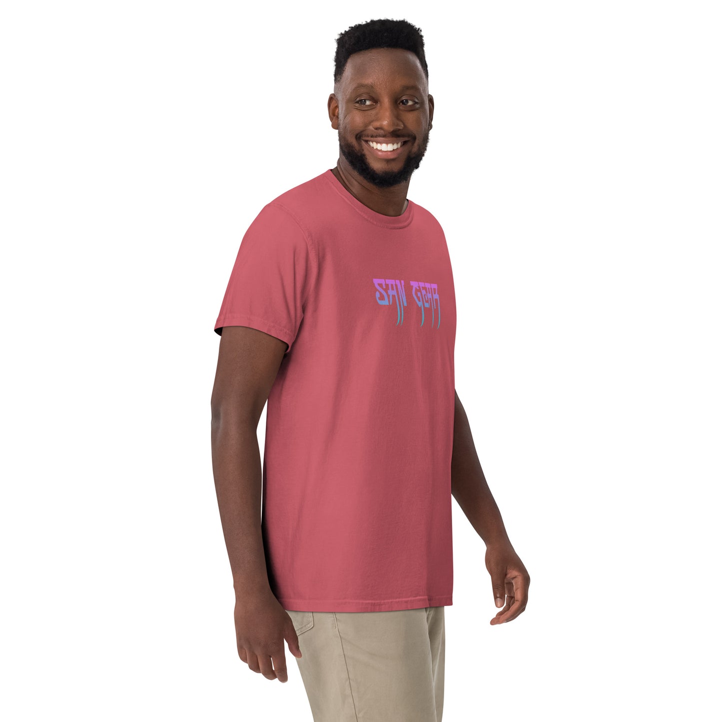 T-shirt teinté lourd unisexe SG Colors