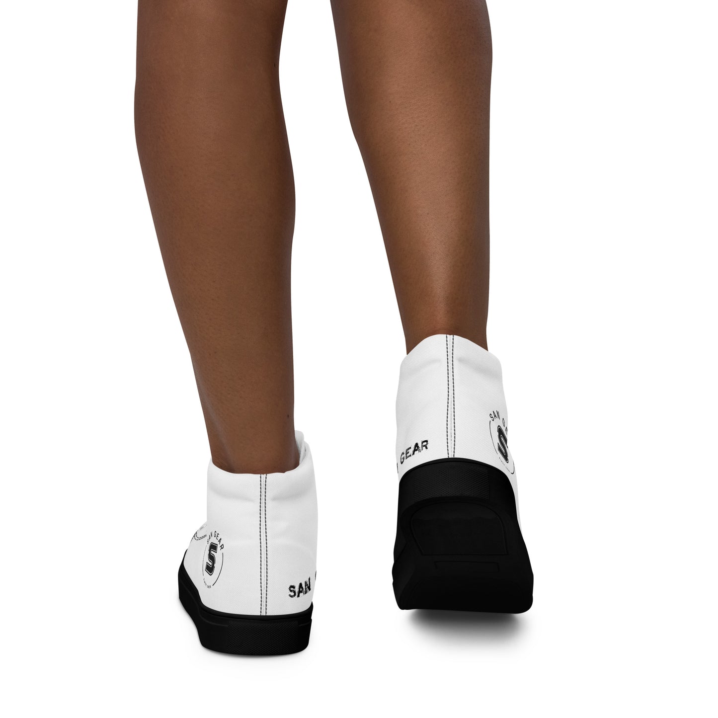 Baskets hautes San Gear Blanches Femme