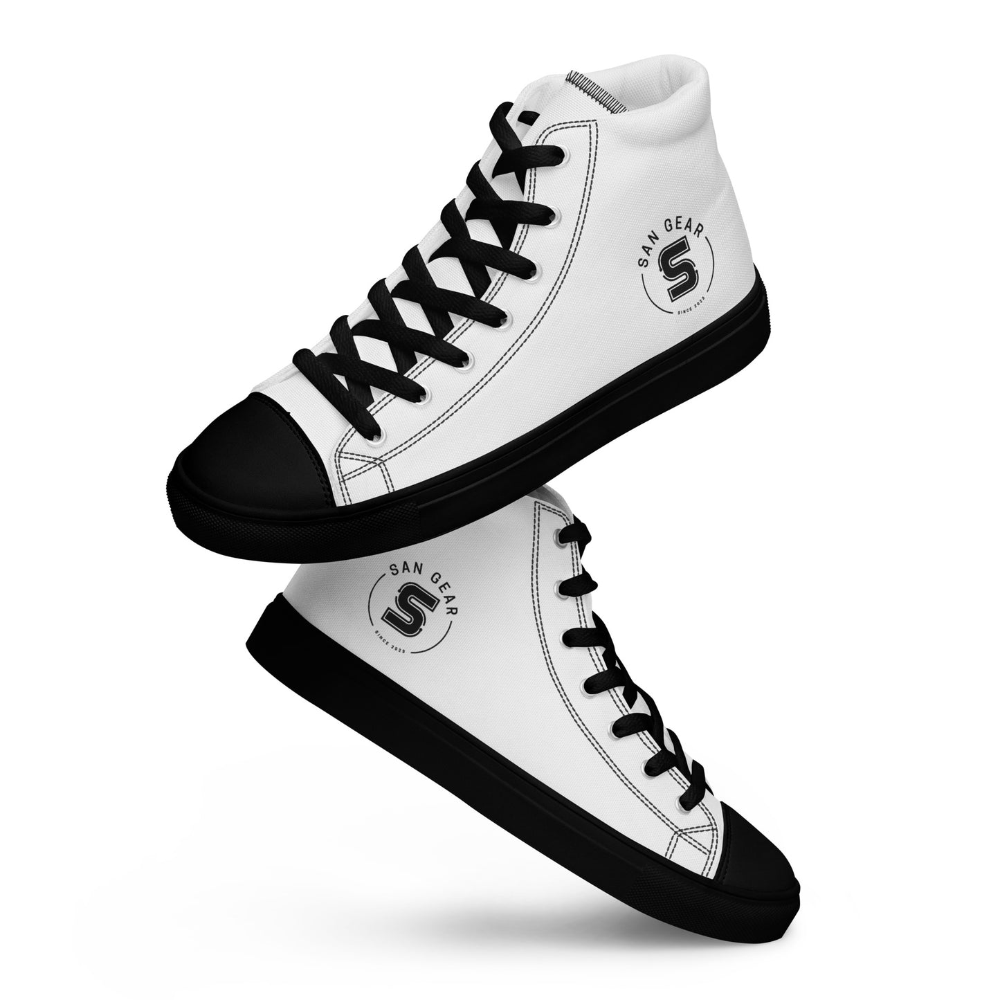 Baskets hautes San Gear Blanches Femme