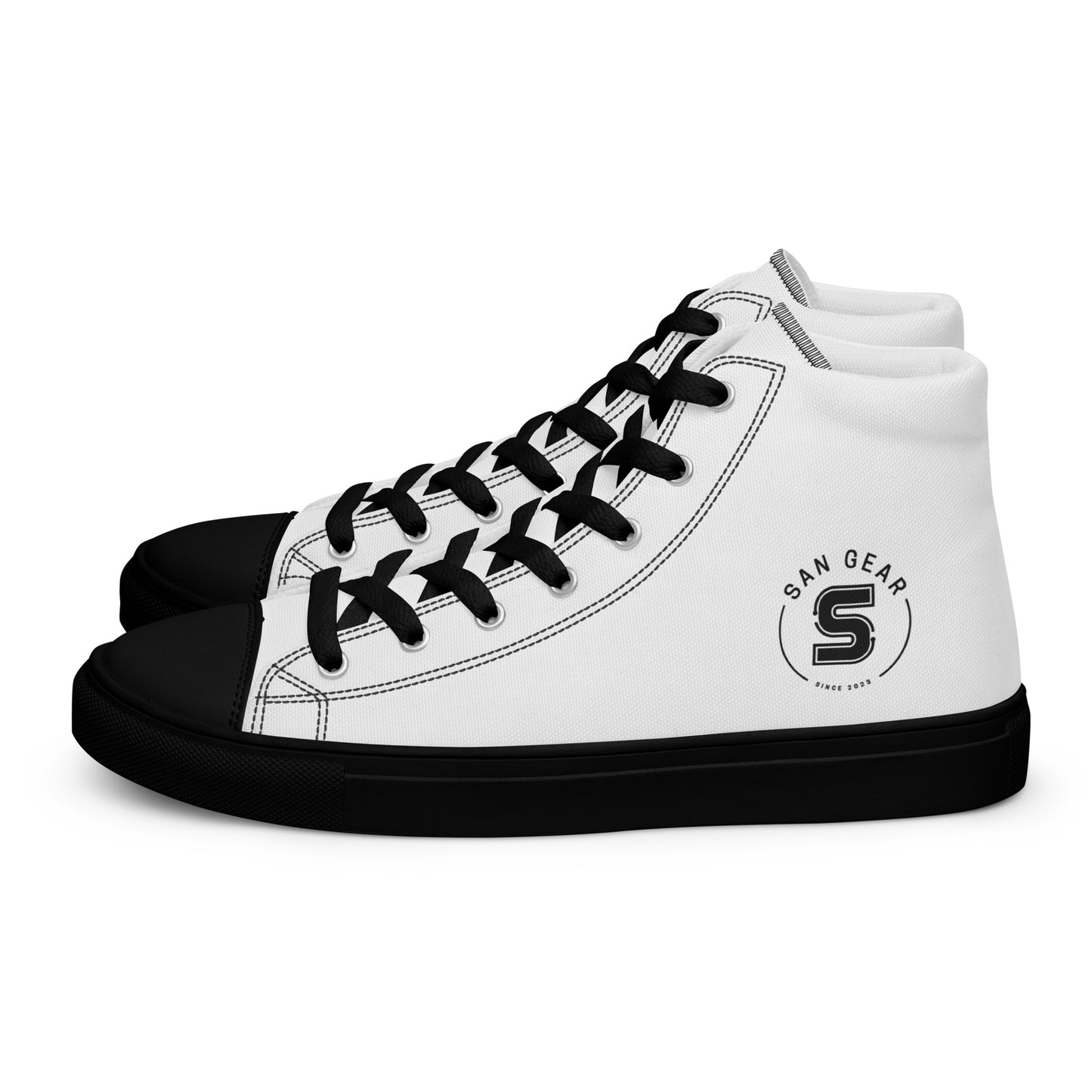 Baskets hautes San Gear Blanches Femme