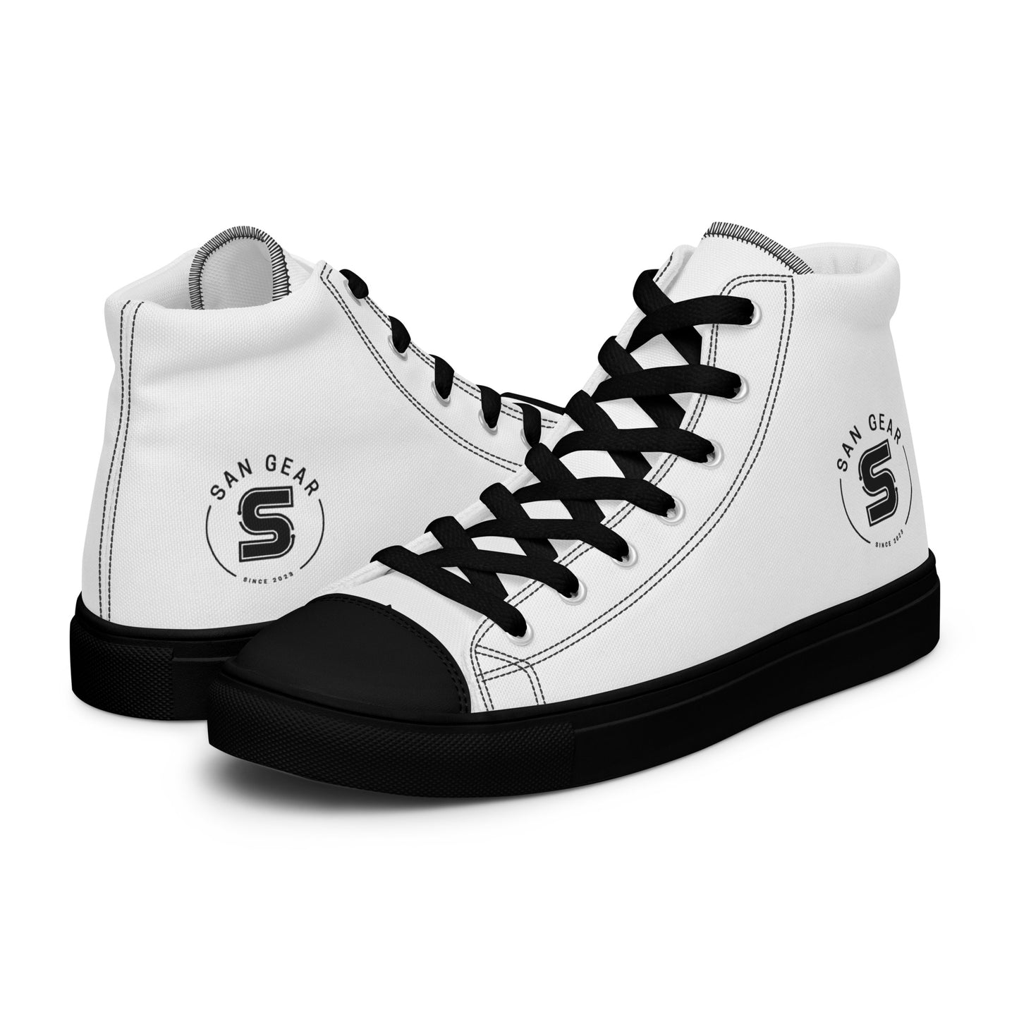 Baskets hautes San Gear Blanches Femme