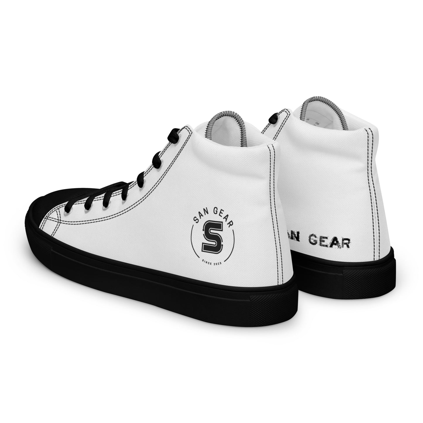 Baskets hautes San Gear Blanches Femme