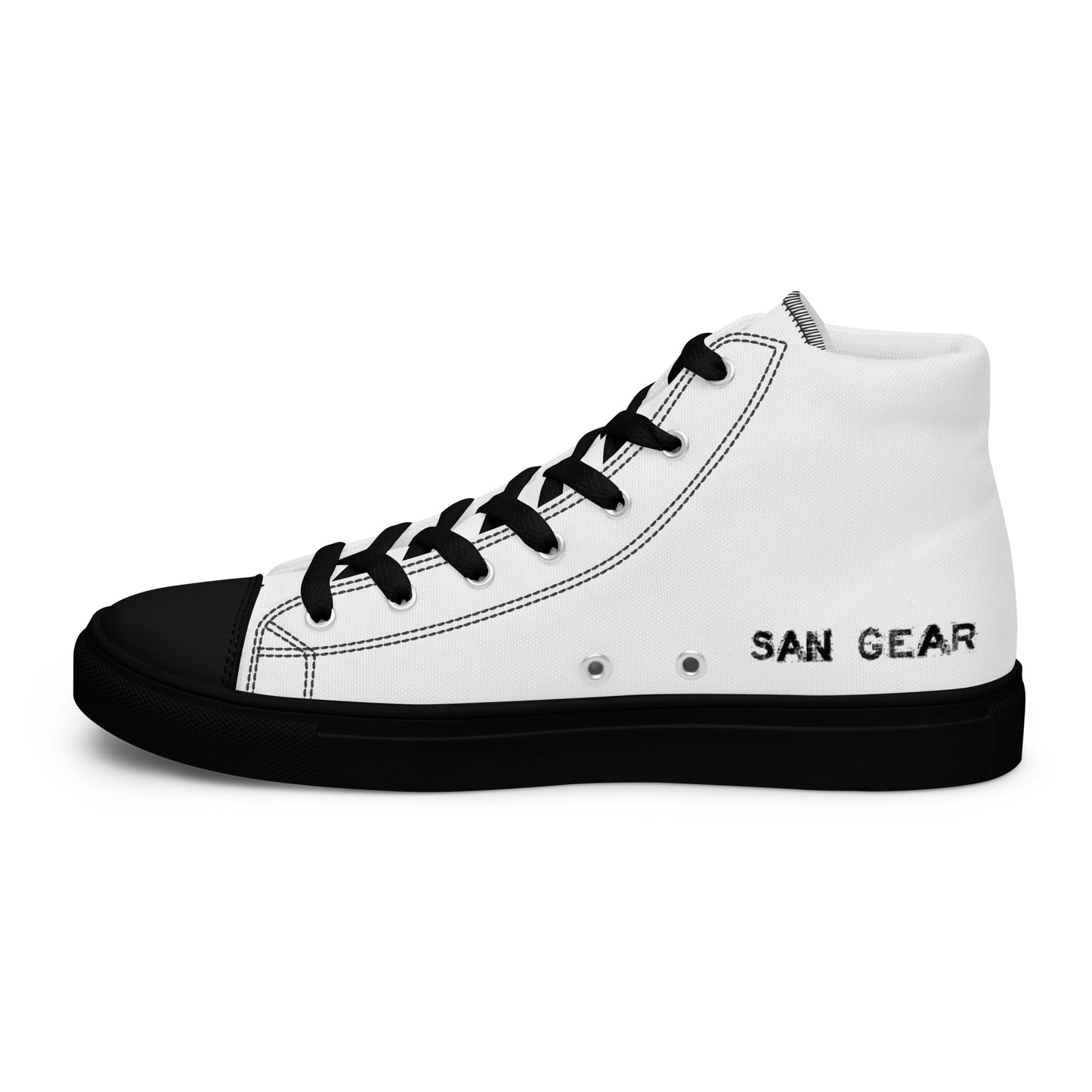 Baskets hautes San Gear Blanches Femme