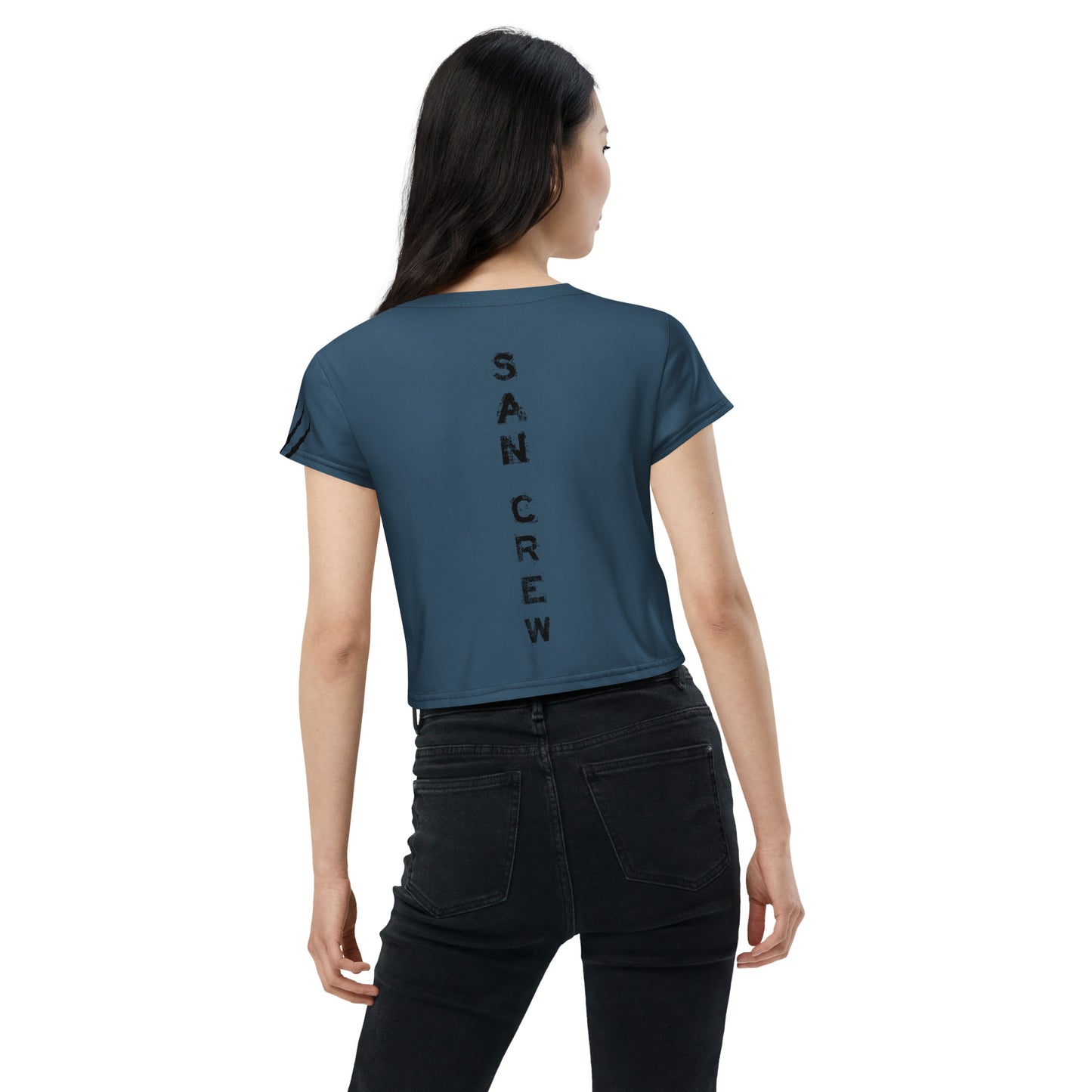 Crop-Top - Blue Whale Claws