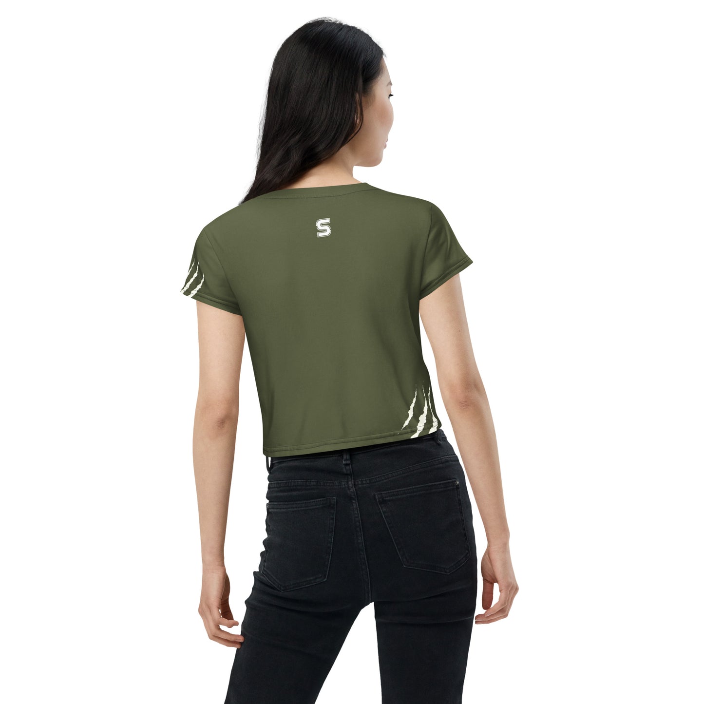 Crop-Top Kaki - SanGear Claws Blancs