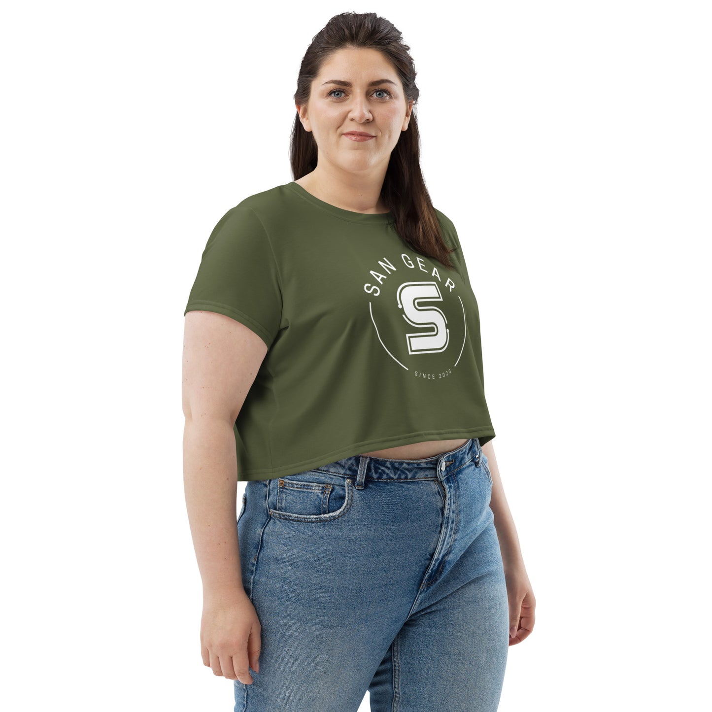 Crop-Top Kaki - SanGear Blanc