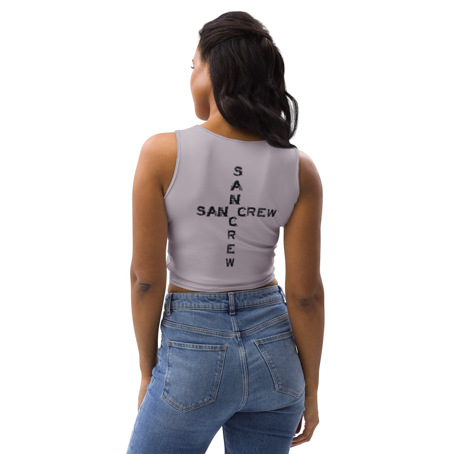 Camiseta sin mangas crop-top - Lila Claws