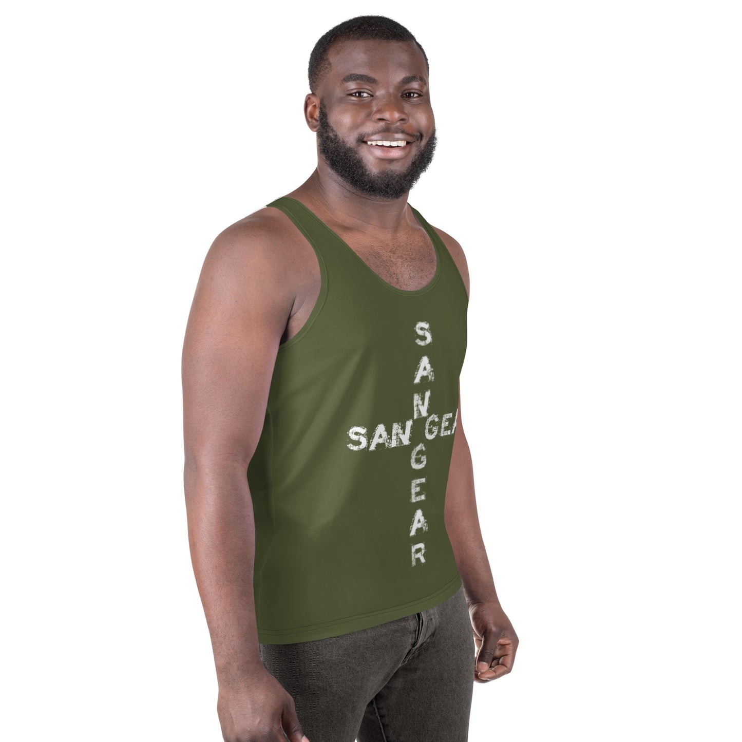 Débardeur - Kaki SanGear Croix Blanc