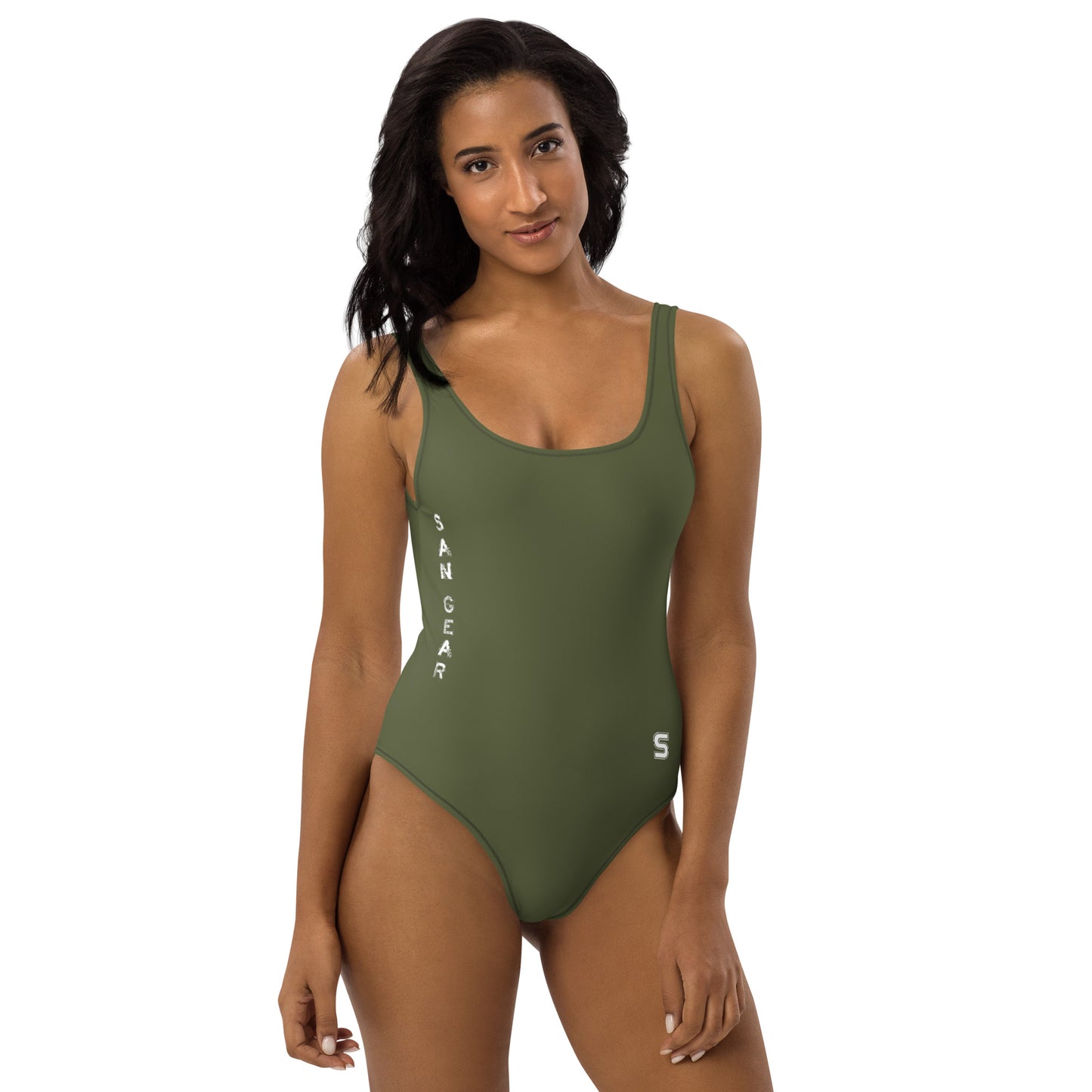 Maillot de Bain 1 Pièce Kaki