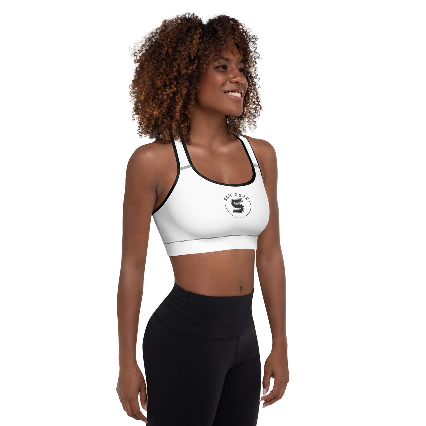 Brassière de Sport Blanche - SanGear Claws Noirs