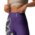 Leggings Viking Fleurs Mauve