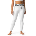 Leggings Viking Fleurs Blanc