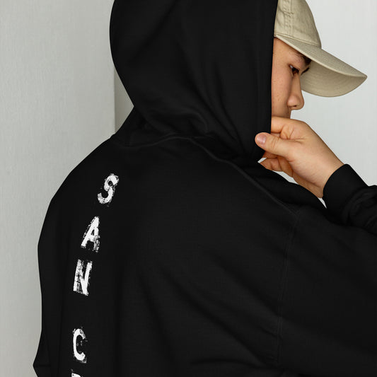 Sweat à capuche San Gear -Crew Logo blanc