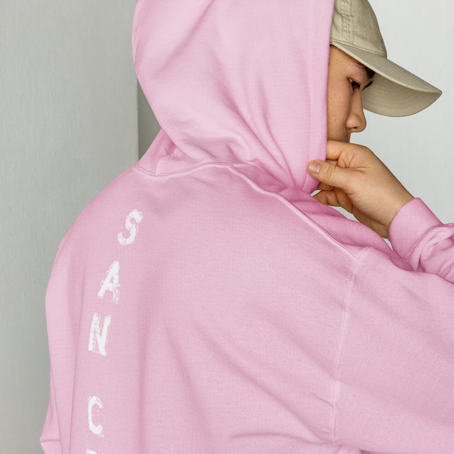 Sweat à capuche San Gear -Crew Logo blanc