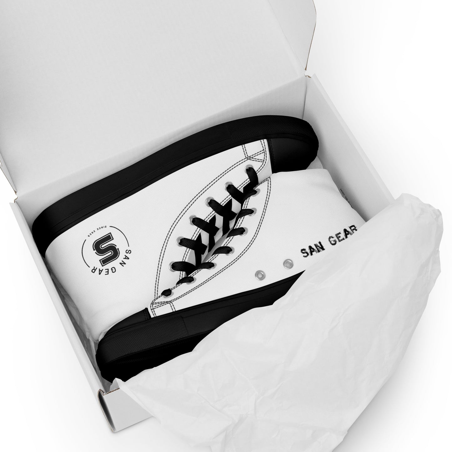 Baskets hautes San Gear Blanches Femme