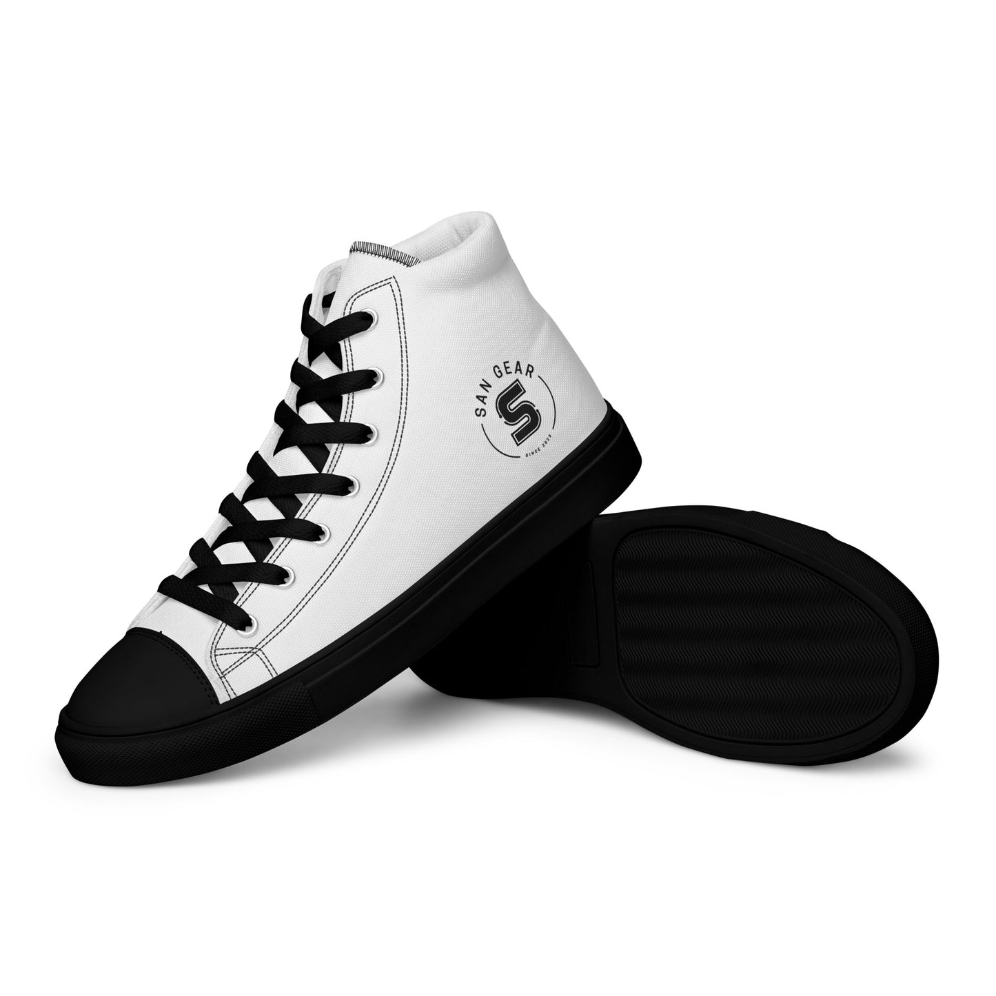 Baskets hautes San Gear Blanches Femme