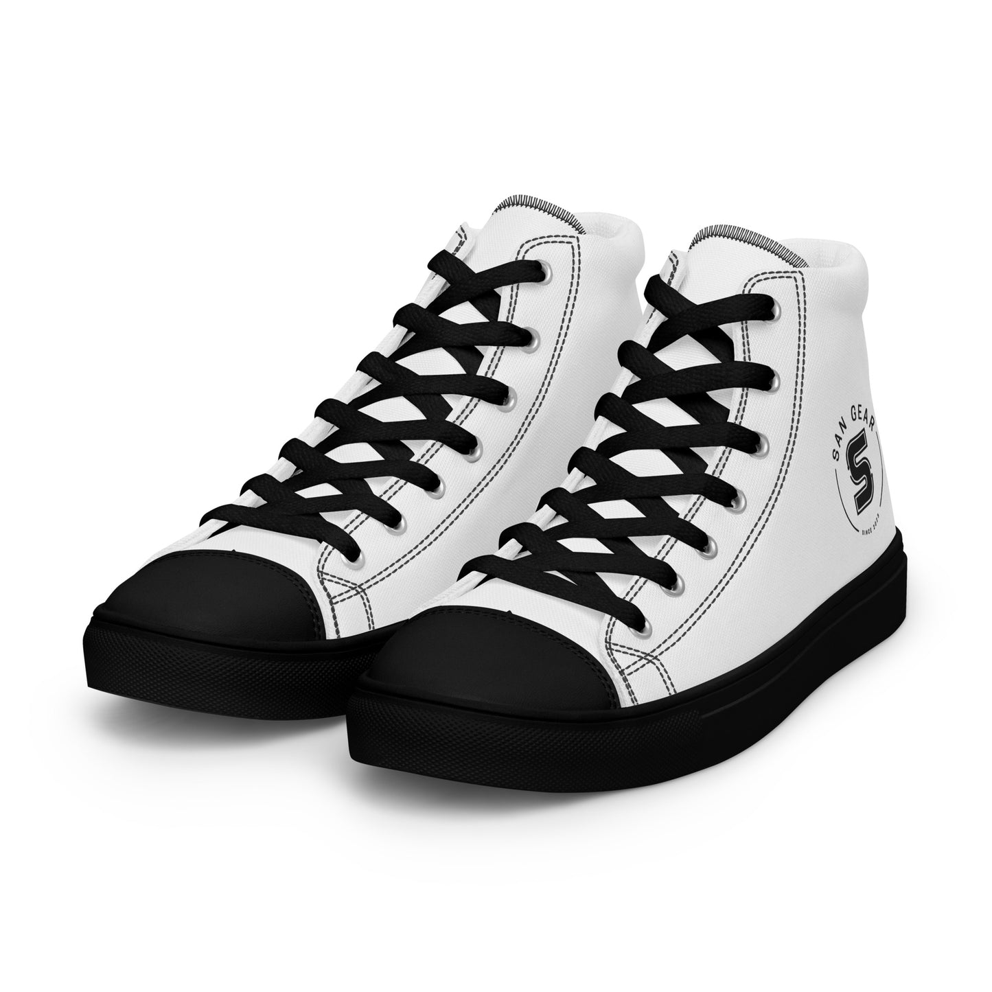 Baskets hautes San Gear Blanches Femme