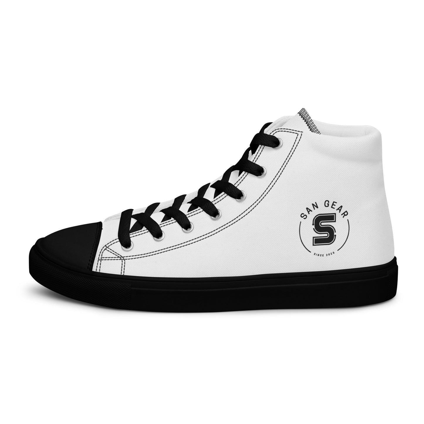 Baskets hautes San Gear Blanches Femme