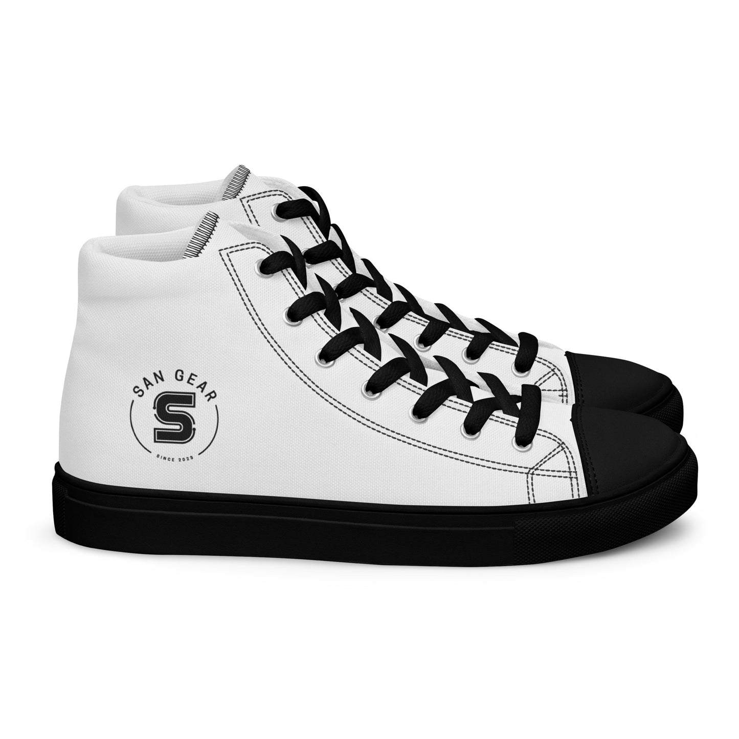 Baskets hautes San Gear Blanches Femme