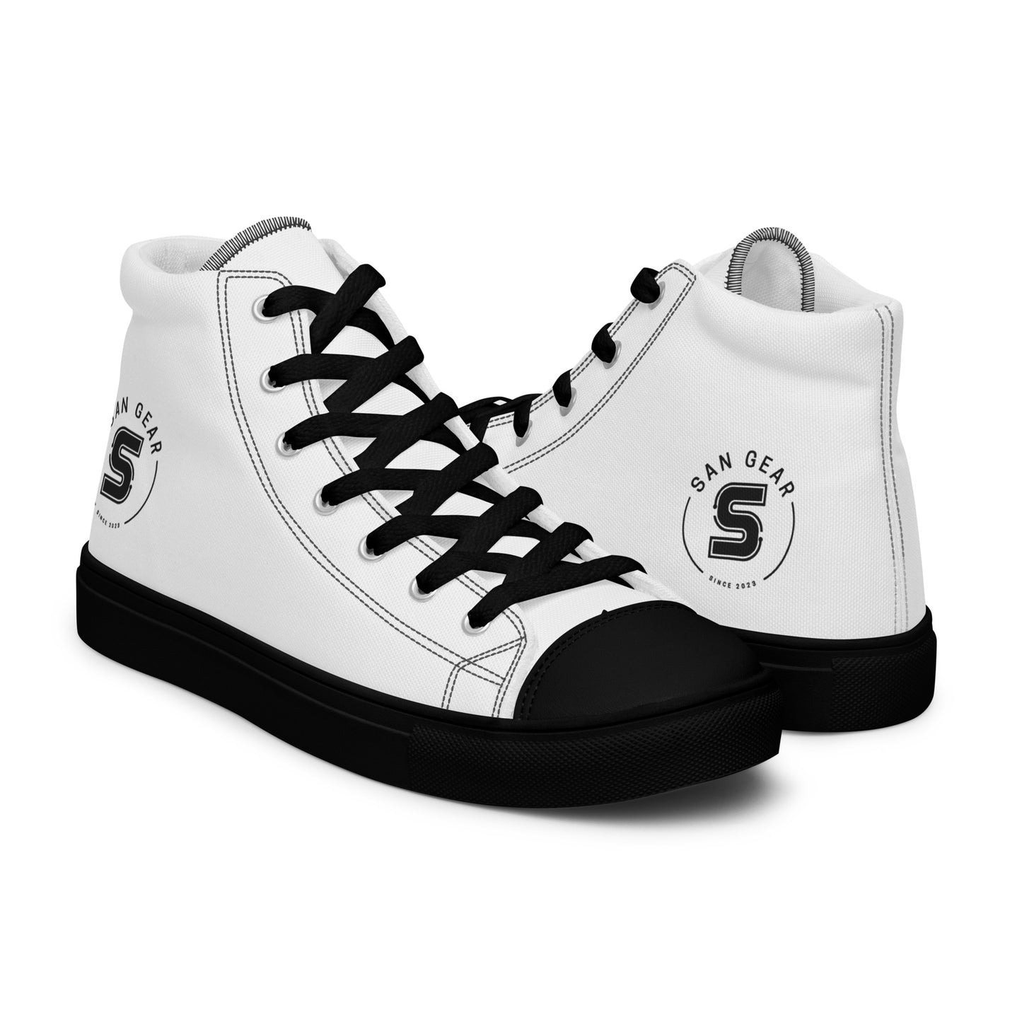 Baskets hautes San Gear Blanches Femme