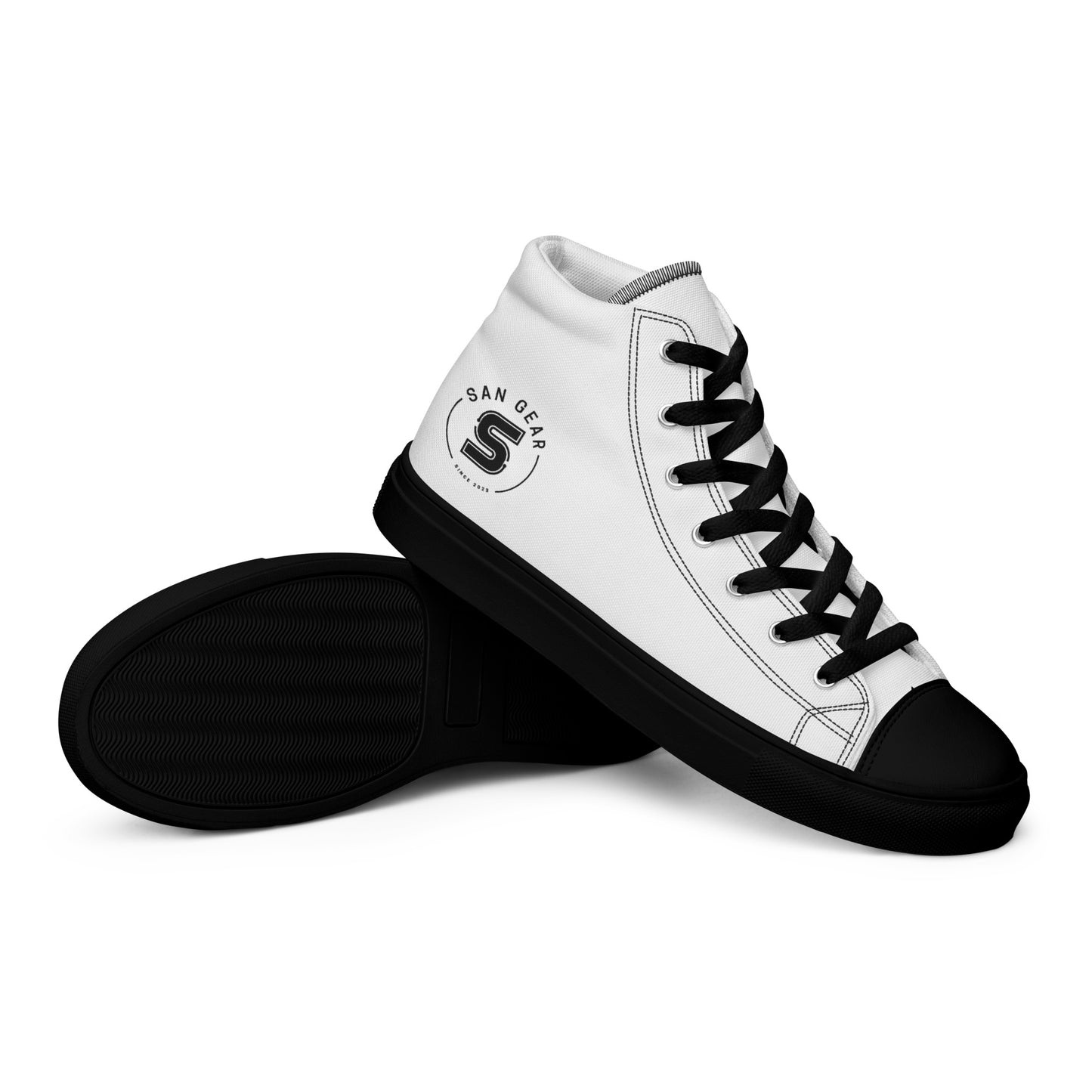 Baskets hautes San Gear Blanches Femme