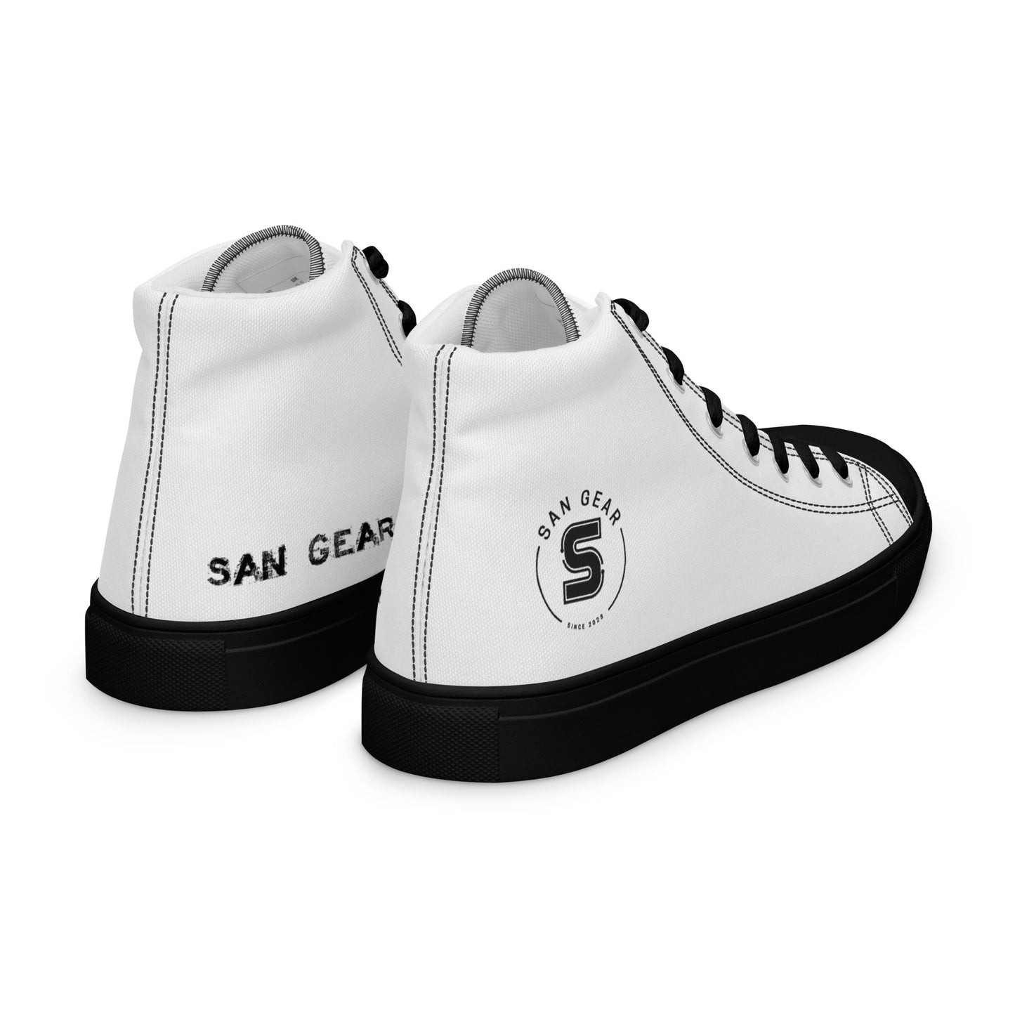 Baskets hautes San Gear Blanches Femme